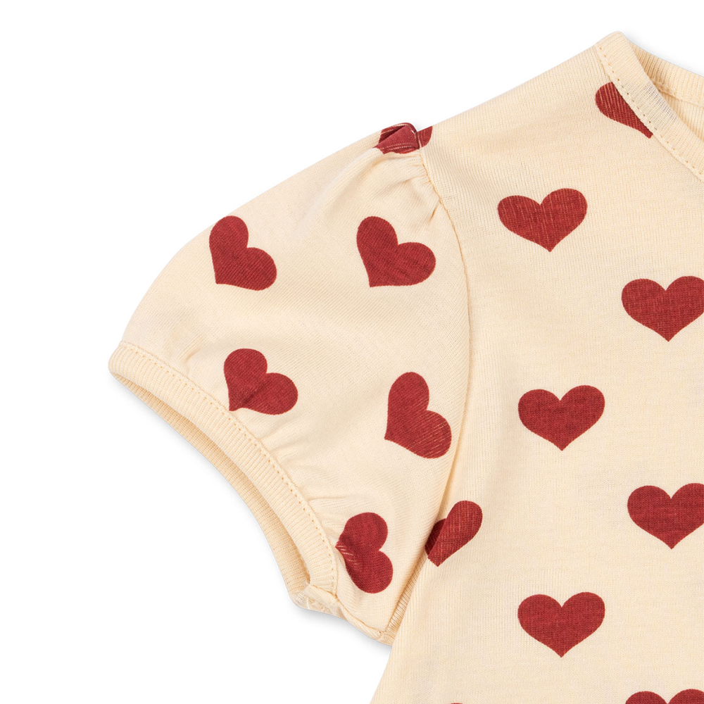 Konges Sløjd T-Shirt 'Basic Frill' Amour Rouge