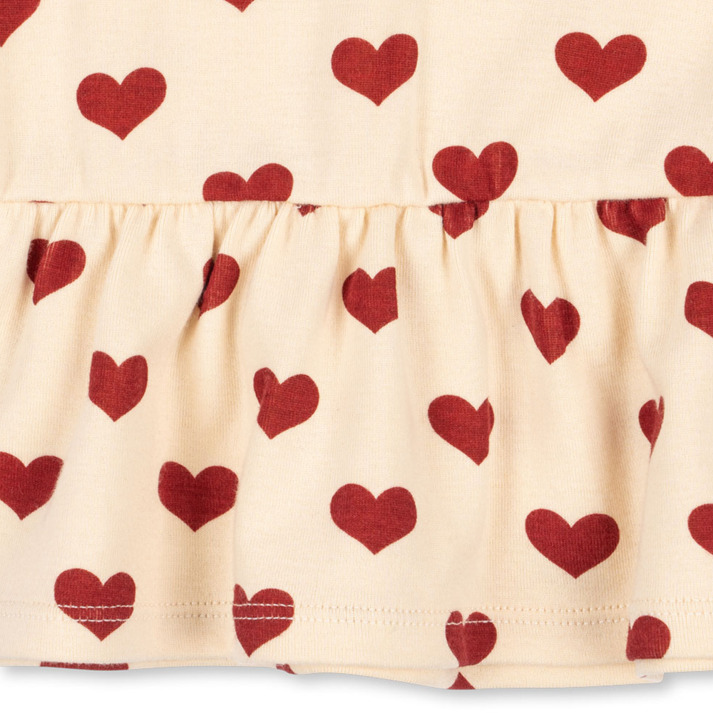 Konges Sløjd T-Shirt 'Basic Frill' Amour Rouge