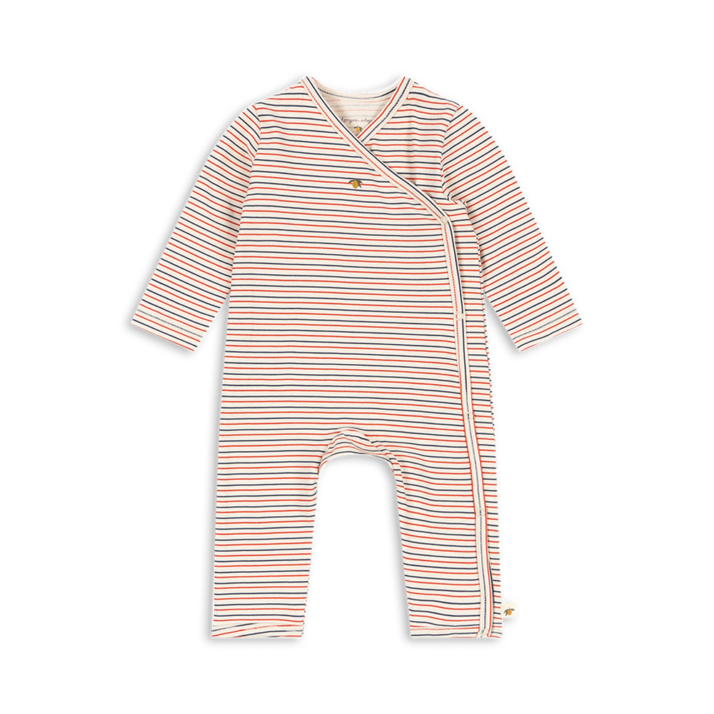 Konges Sløjd Newborn Strampler 'Basic' Stripe Tricolore Petit