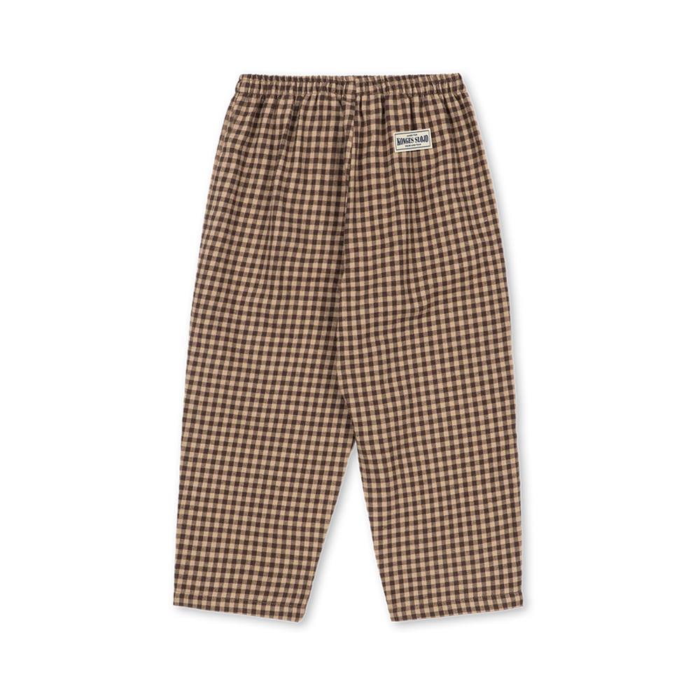Konges Sløjd Cotton Trousers 'Foret' Chocolate Check