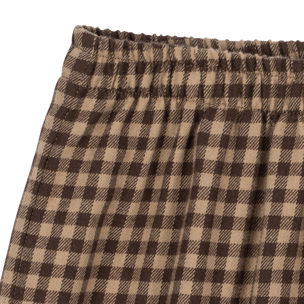 Konges Sløjd Cotton Trousers 'Foret' Chocolate Check