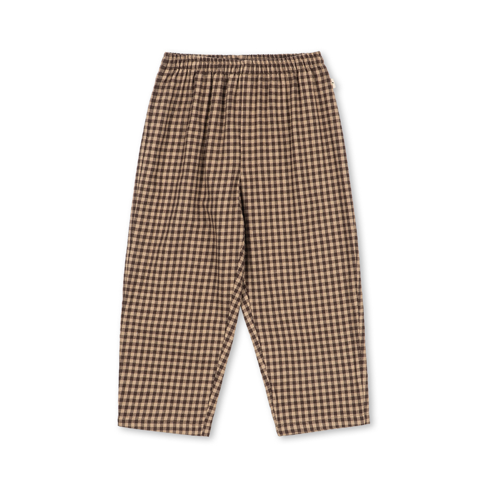 Konges Sløjd Cotton Trousers 'Foret' Chocolate Check
