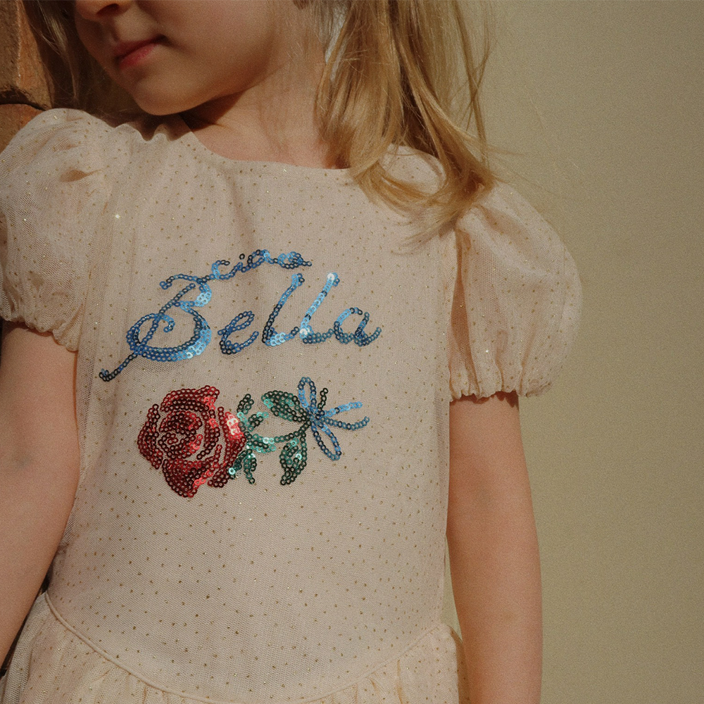 Konges Sløjd Kleid &#39;RHW X KS&#39; Bella Brazilian Sand