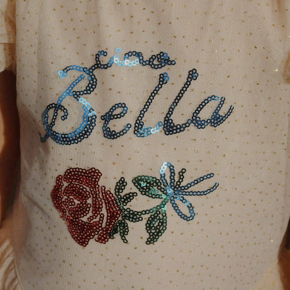 Konges Sløjd Kleid &#39;RHW X KS&#39; Bella Brazilian Sand