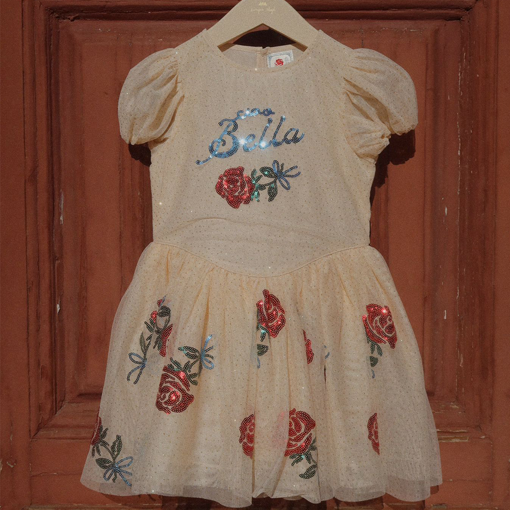 Konges Sløjd Kleid &#39;RHW X KS&#39; Bella Brazilian Sand