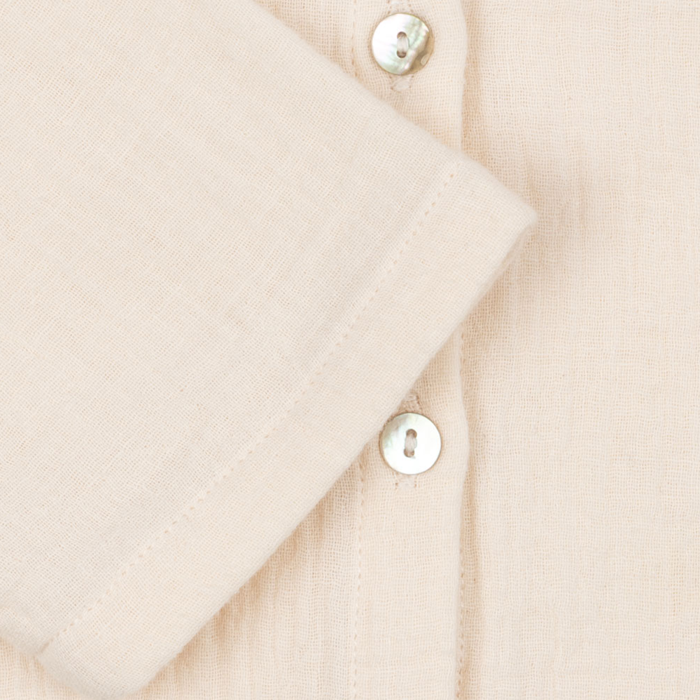 Konges Sløjd Musselin-Bluse &#39;RHW X KS&#39; Mother of Pearl