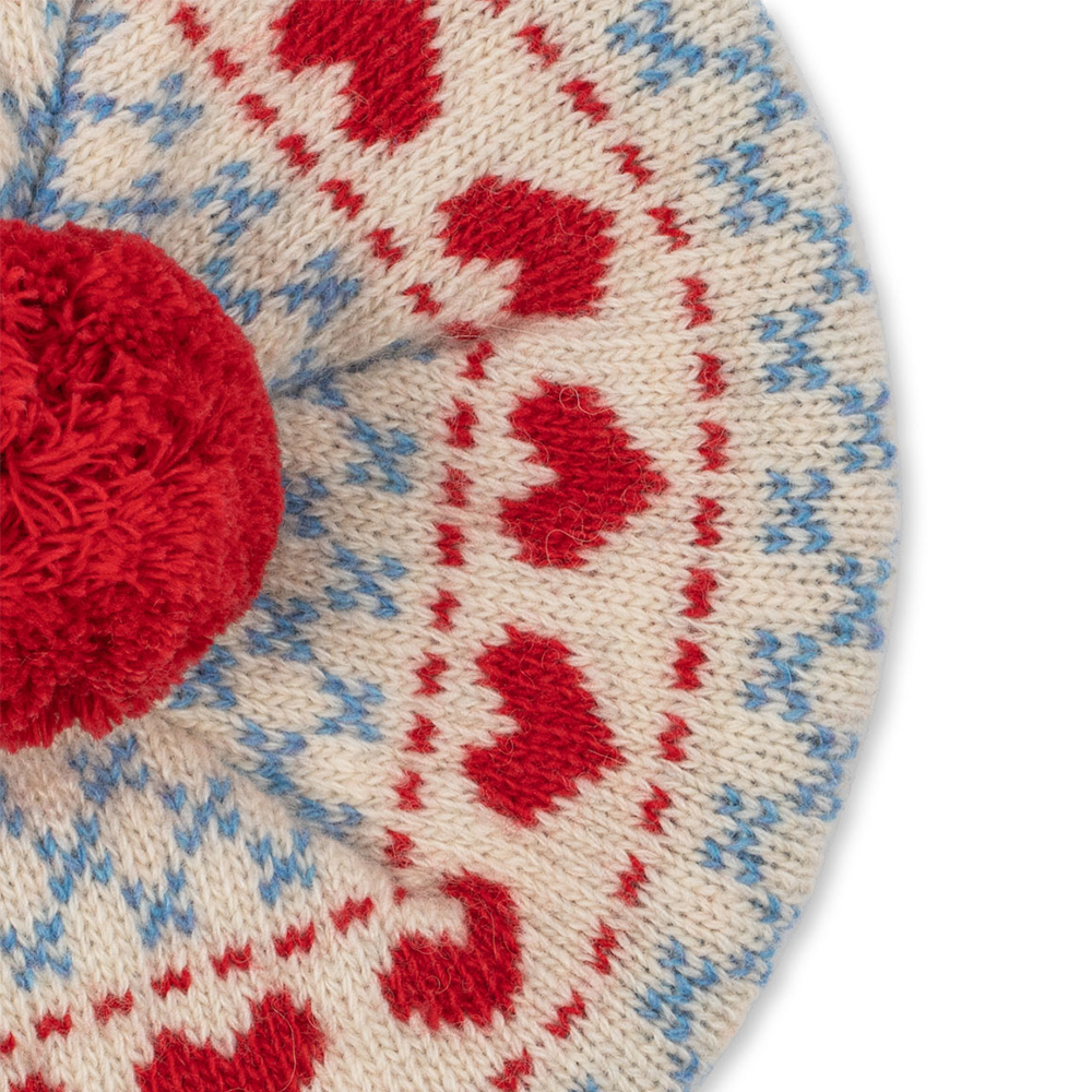 Konges Sløjd  Beret 'Belou'  Heart