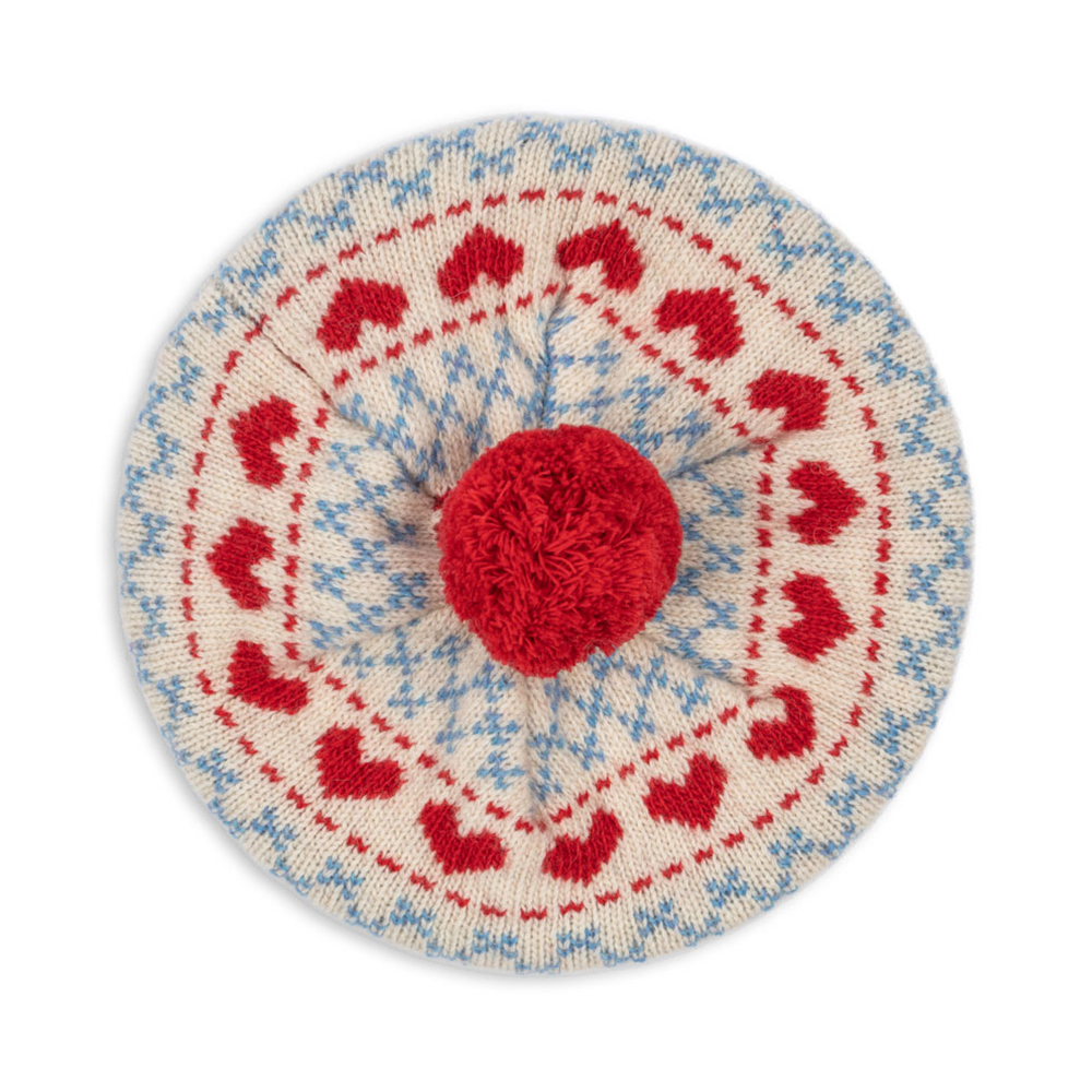 Konges Sløjd  Beret 'Belou'  Heart
