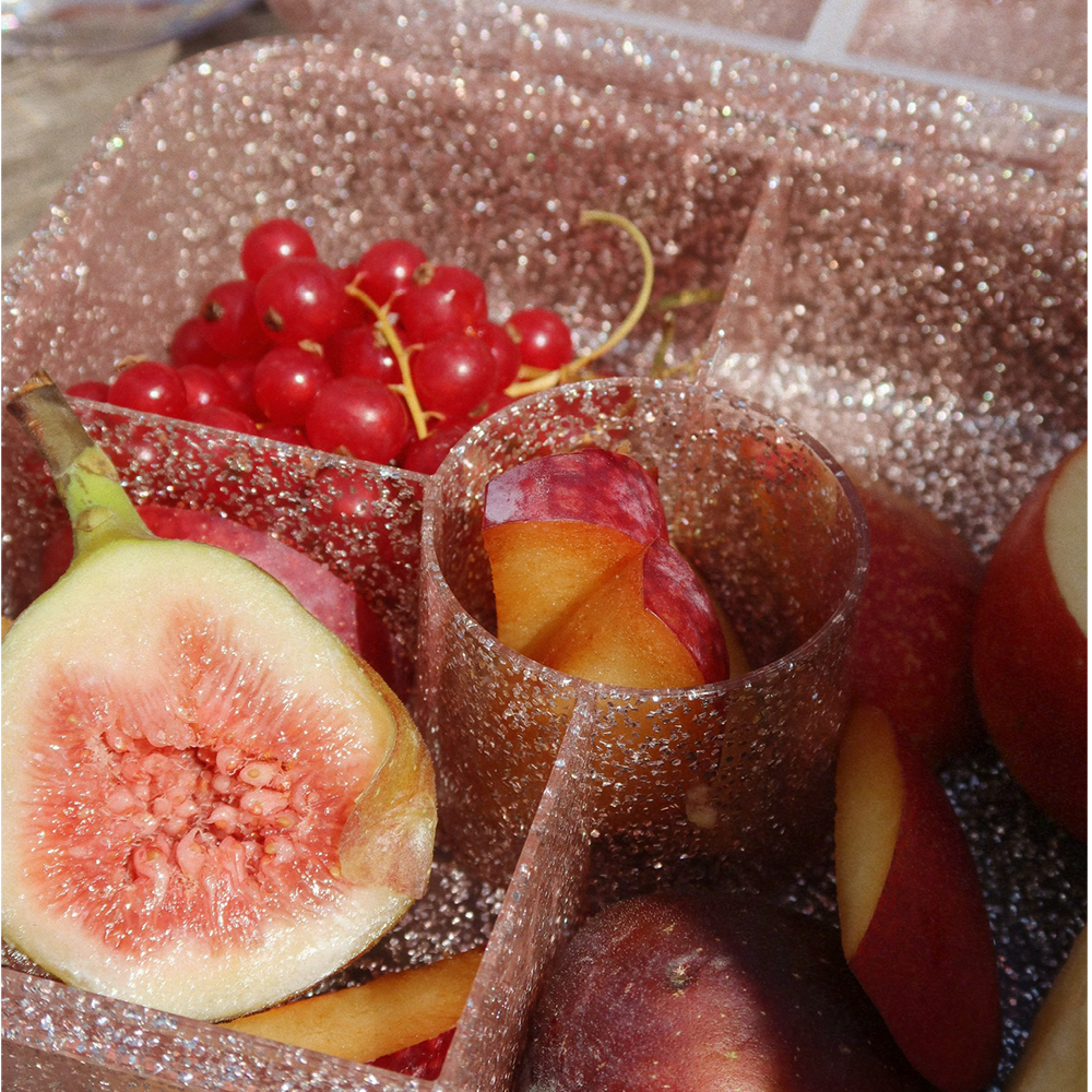 Konges Sløjd  Lunchbox 'Bento' Cherry Glitter