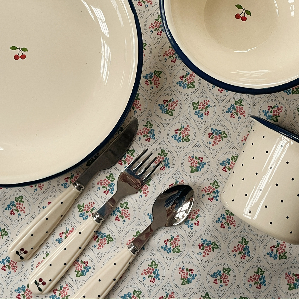 Konges Sløjd Besteck-Set Navy Dots
