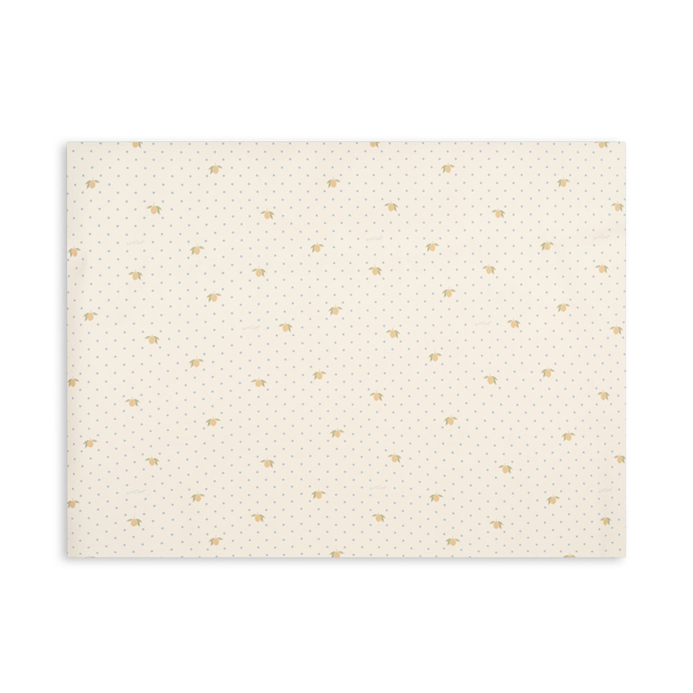 Konges Sløjd Tapis de protection de sol en vinyle Lemon Dot