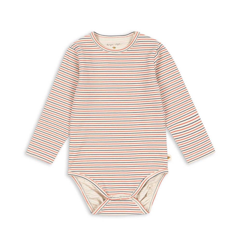 Konges Sløjd Bodysuit 'Basic' Stripe Tricolore Petit