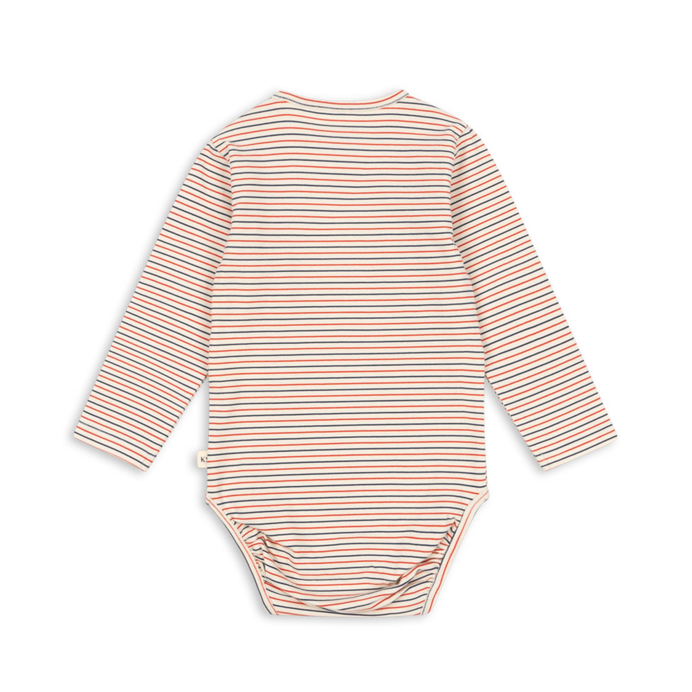 Konges Sløjd Bodysuit 'Basic' Stripe Tricolore Petit