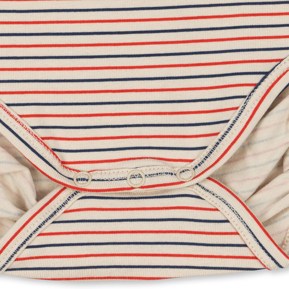 Konges Sløjd Bodysuit 'Basic' Stripe Tricolore Petit