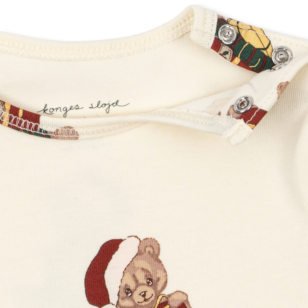 Konges Sløjd Body und Leggings Set 'Basic' Teddy Bear