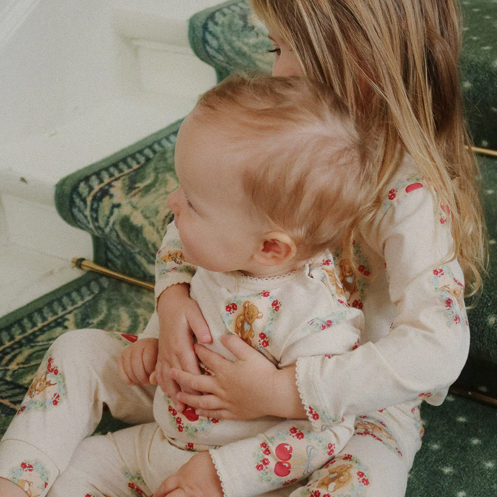 Konges Sløjd Body und Leggings Set 'Basic' Deer Diary