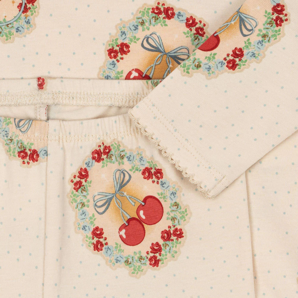 Konges Sløjd Body und Leggings Set 'Basic' Deer Diary