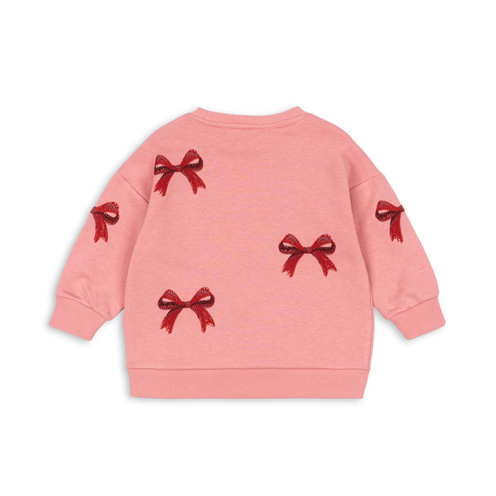 Konges Sløjd Pullover 'Lou Bow' Strawberry Ice - Online MY SNOWFLAKE