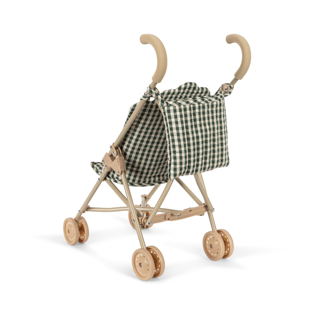 Konges Sløjd Puppen-Buggy &#39;Cheeky&#39; Smoke Pine Check