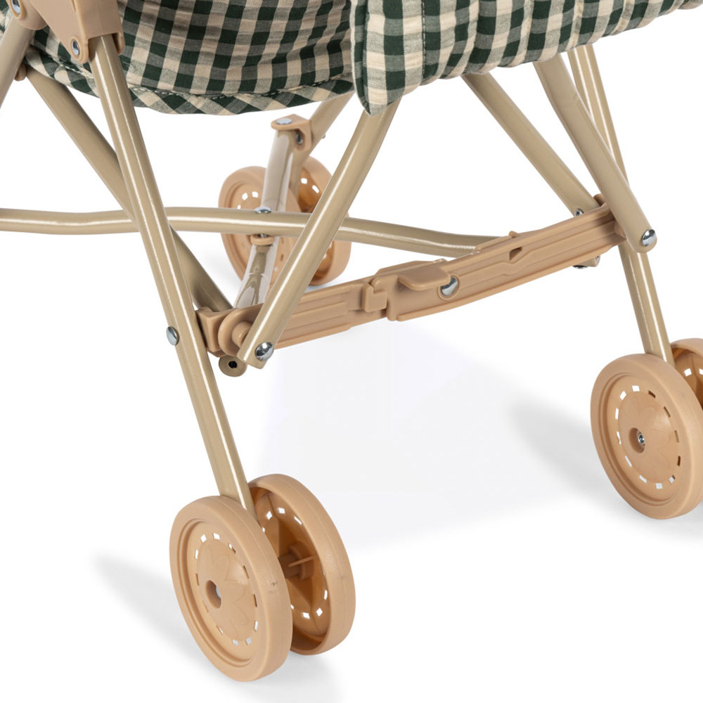 Konges Sløjd Puppen-Buggy &#39;Cheeky&#39; Smoke Pine Check