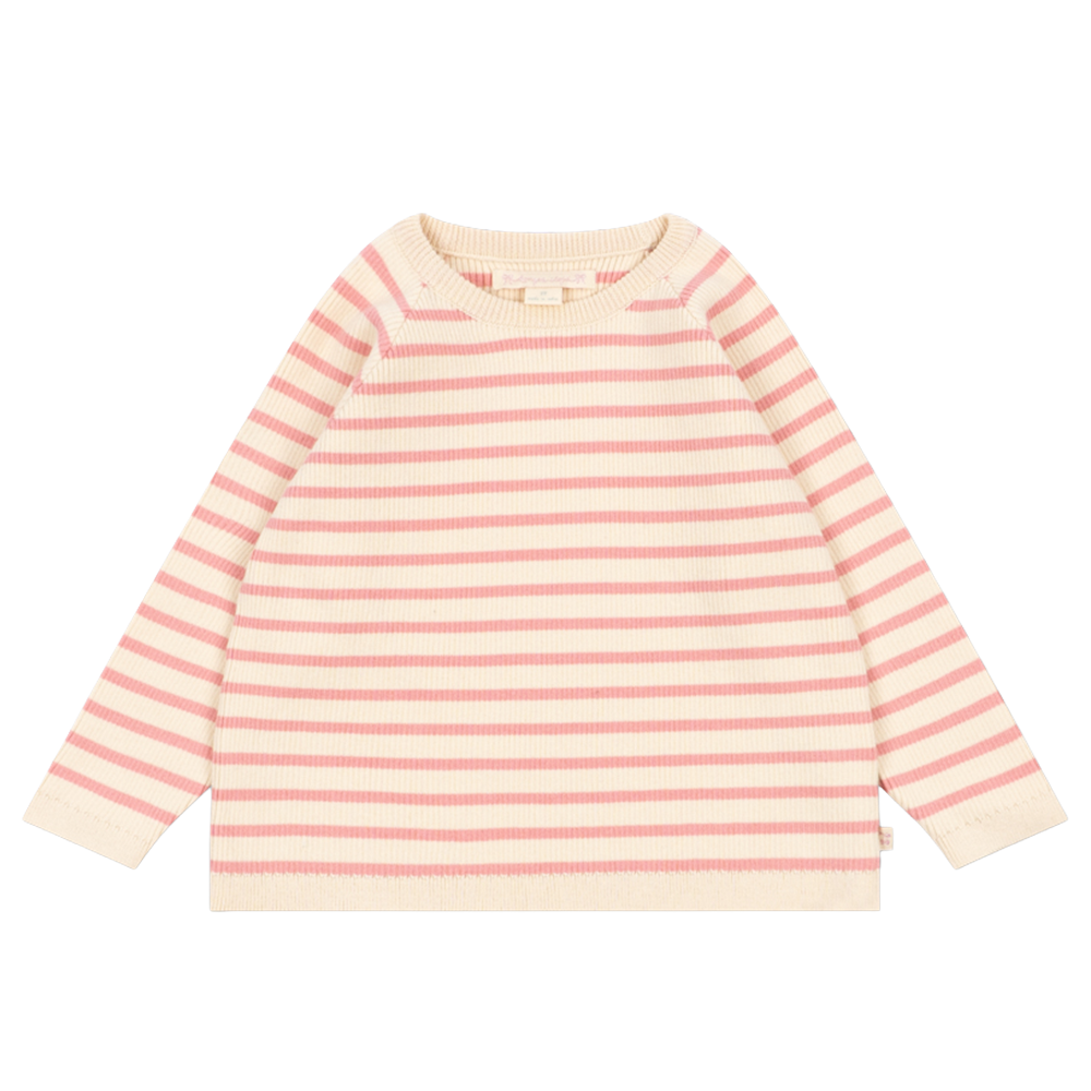 Konges Sløjd Pull 'Buma' Peony Butter Stripe
