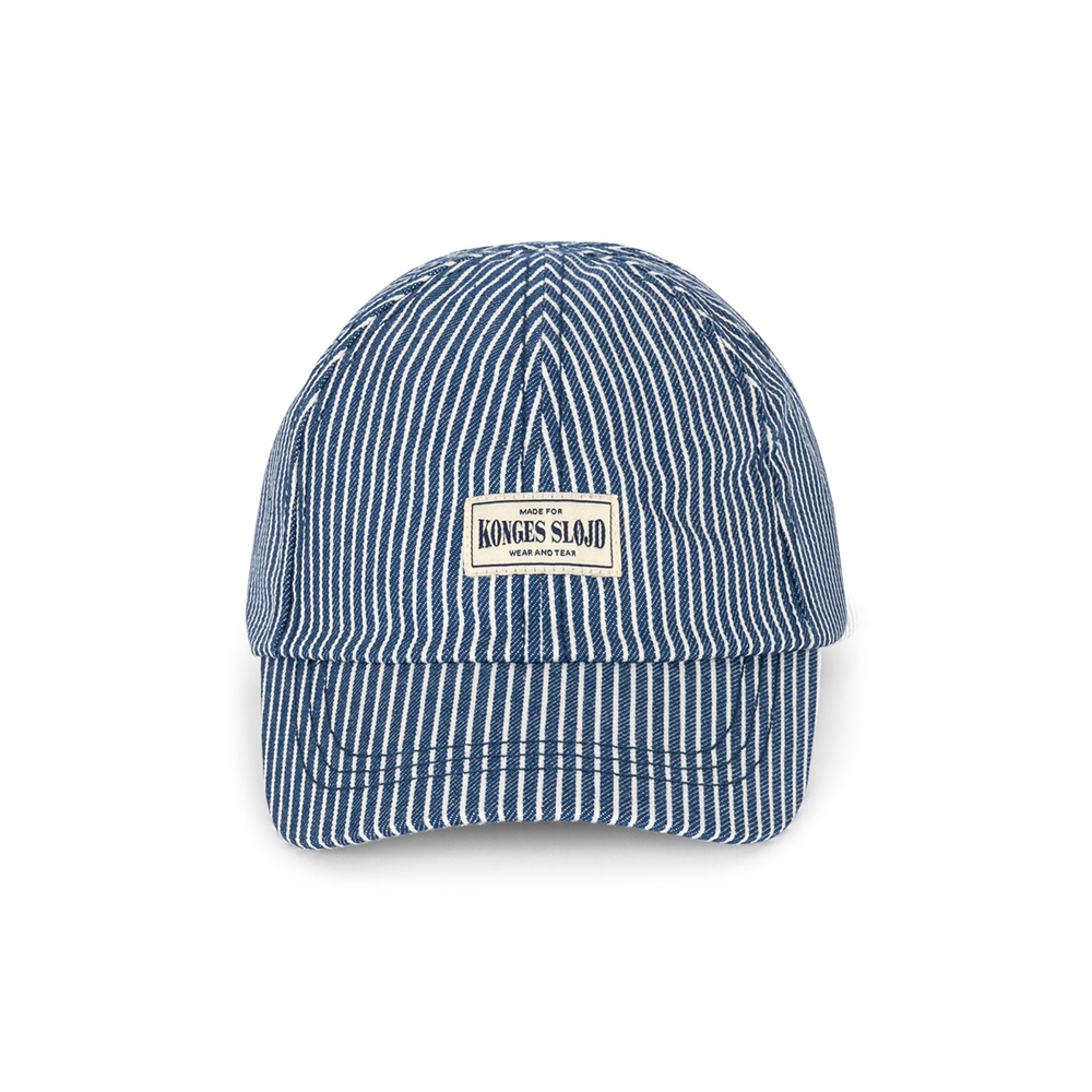 Konges Sløjd Cap 'Luca' Blue Stripe - Online MY SNOWFLAKE