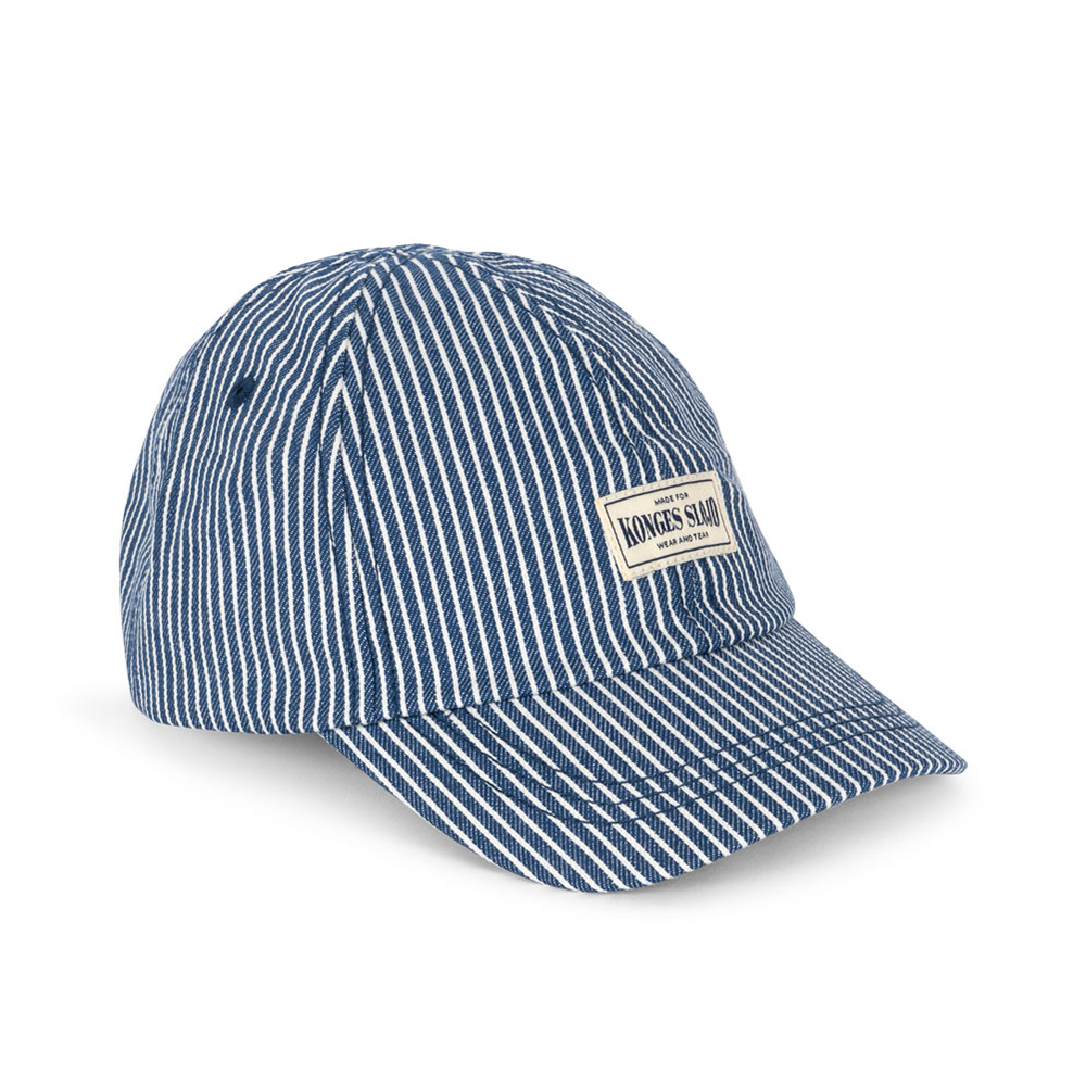 Konges Sløjd Cap 'Luca' Blue Stripe - Online MY SNOWFLAKE