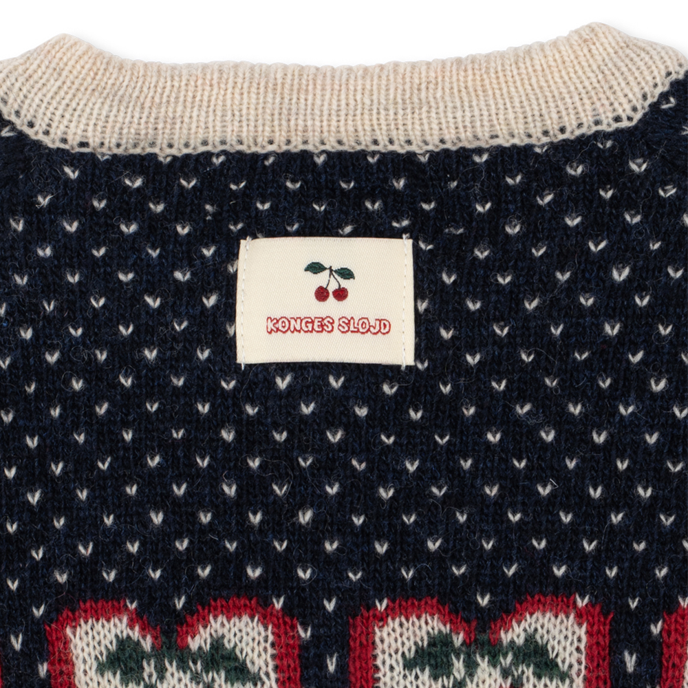 Konges Sløjd Strickcardigan 'Belou' Cherry