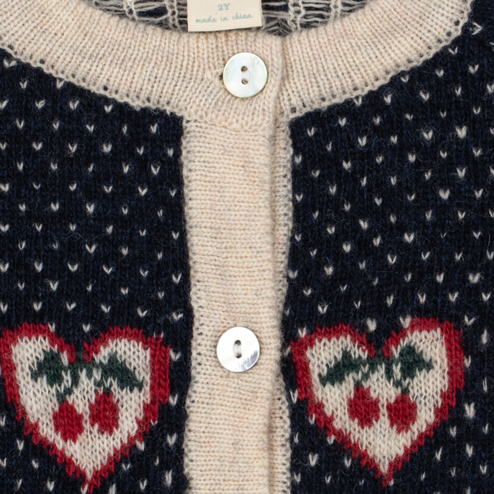 Konges Sløjd Strickcardigan 'Belou' Cherry