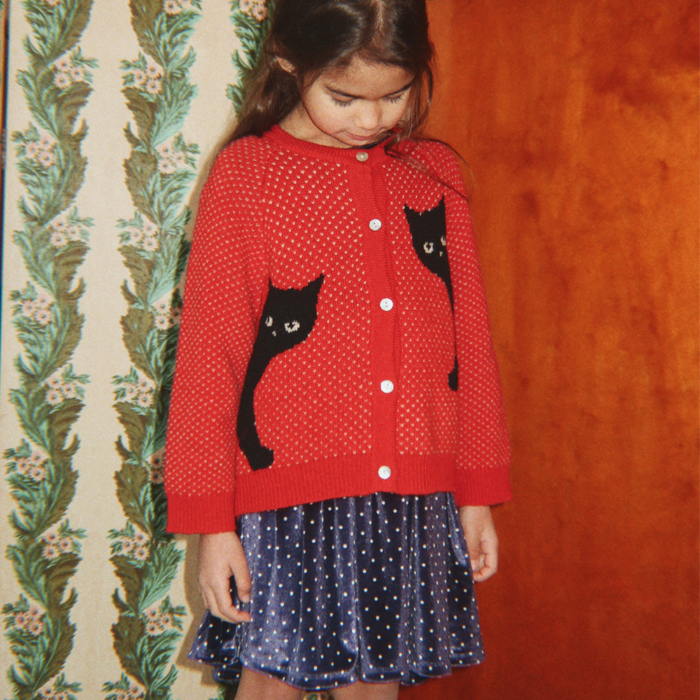 Konges Sløjd Strickcardigan 'Belou' Cat Rouge