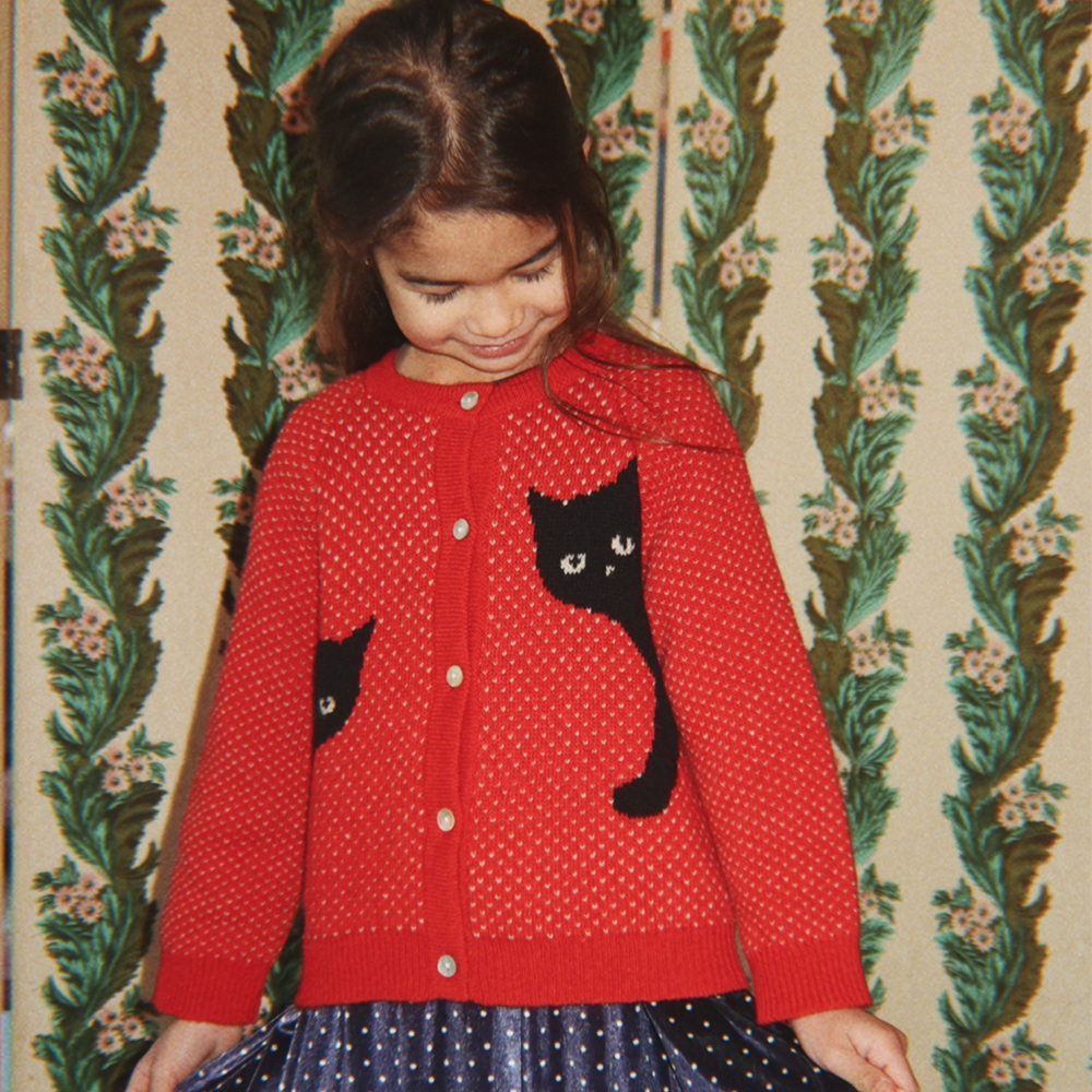 Konges Sløjd Strickcardigan 'Belou' Cat Rouge