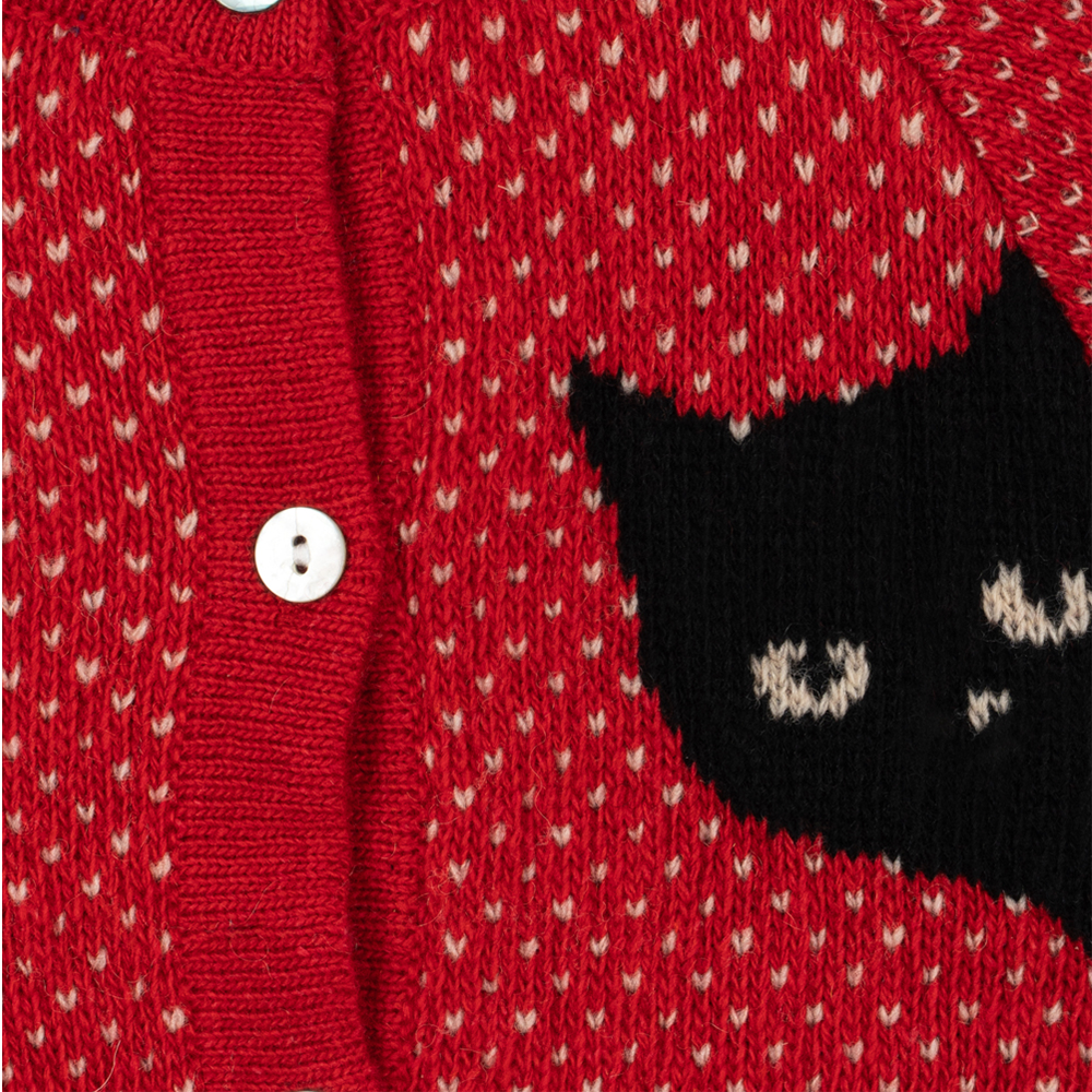 Konges Sløjd Strickcardigan 'Belou' Cat Rouge
