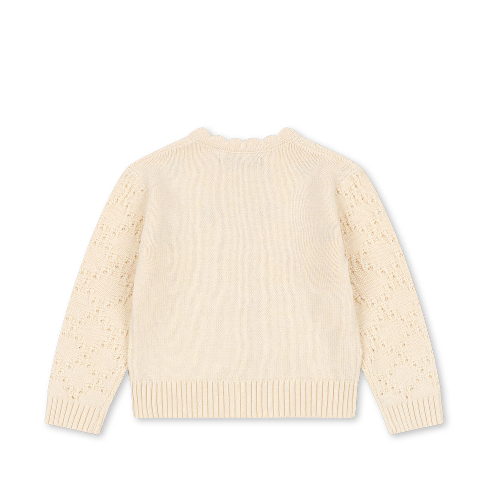 Konges Sløjd Strickcardigan 'Cocolo' Buttercream