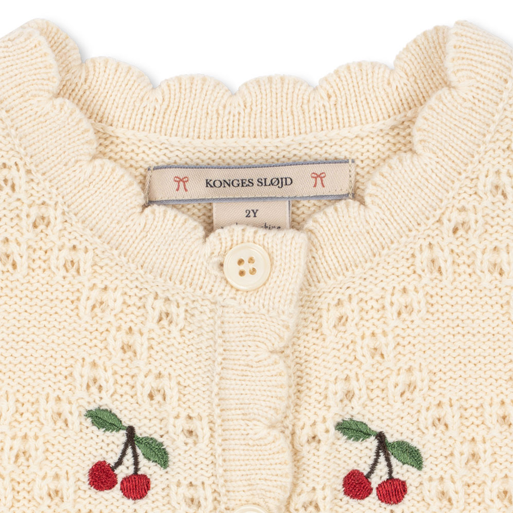 Konges Sløjd Strickcardigan 'Cocolo' Buttercream
