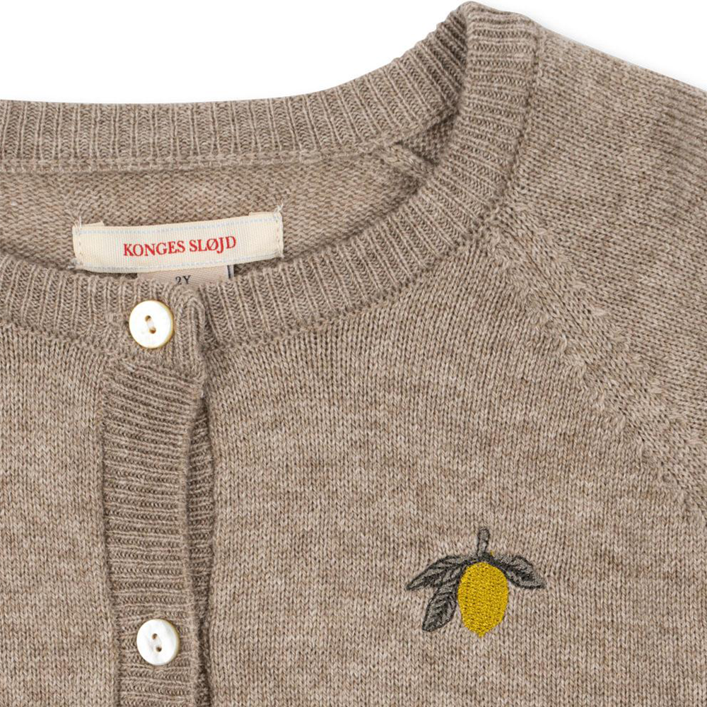 Konges Sløjd Strickcardigan &#39;Mattou&#39; Light Brown