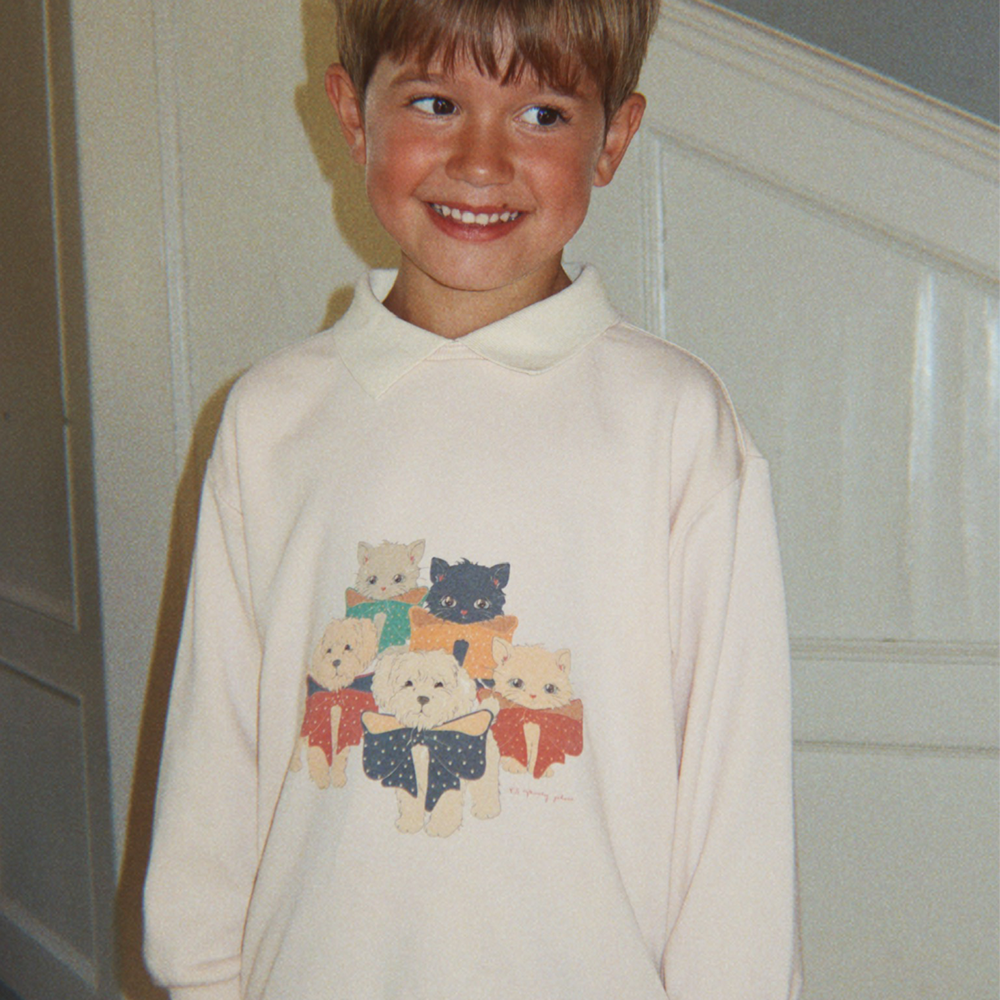 Konges Sløjd Polo Sweatshirt « Spotty » Photo de famille
