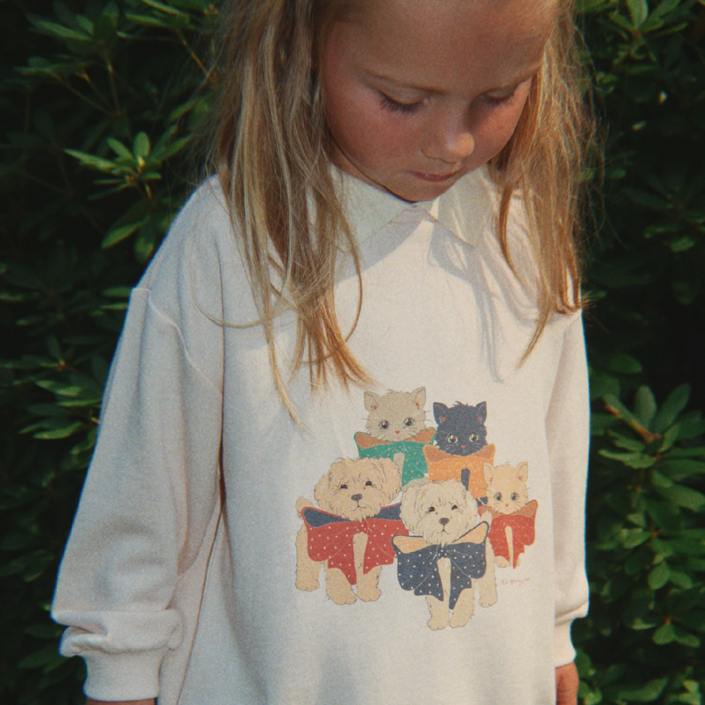 Konges Sløjd Polo Sweatshirt « Spotty » Photo de famille