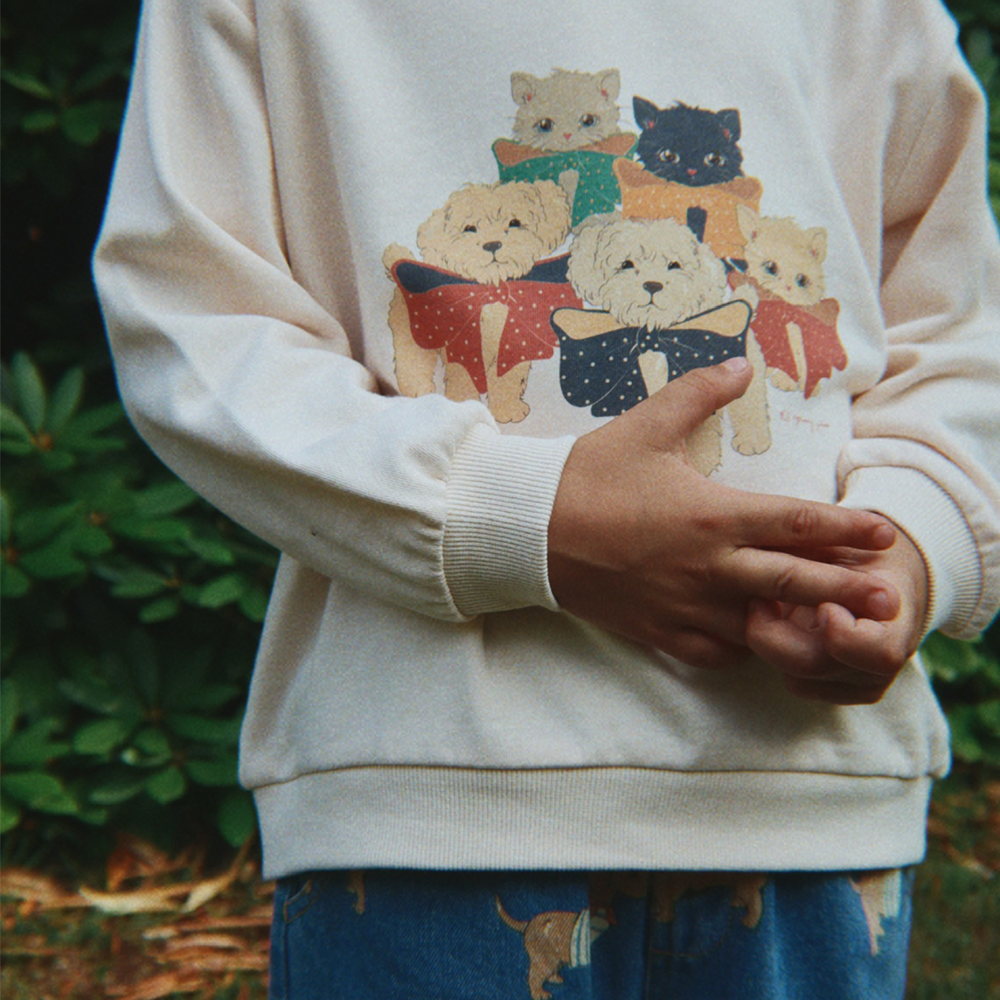 Konges Sløjd Polo Sweatshirt « Spotty » Photo de famille
