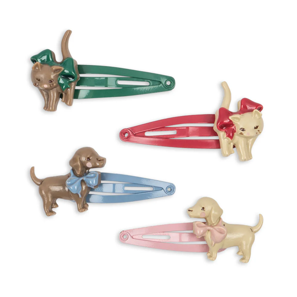 Konges Sløjd Haarclips Cats and Dogs