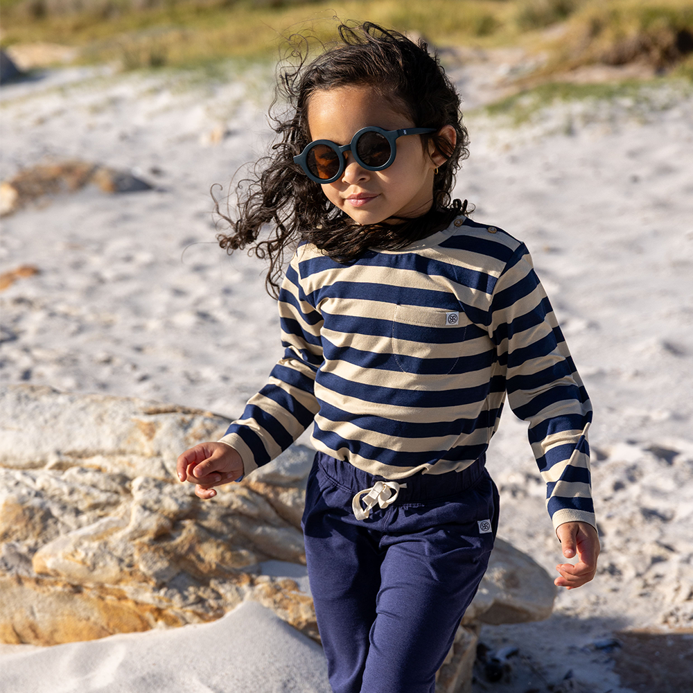 Cloby UV-Langarmshirt Navy/Sandy Stripe - Online MY SNOWFLAKE