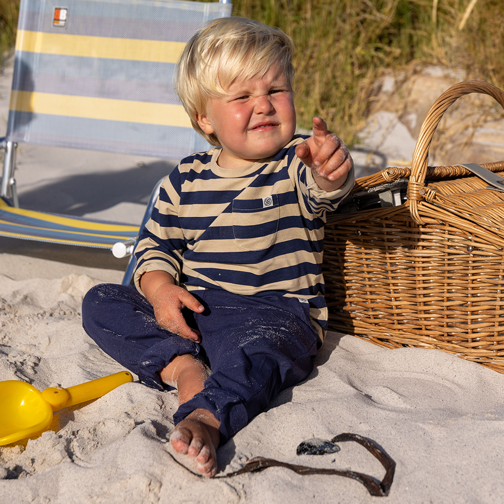 Cloby UV-Langarmshirt Navy/Sandy Stripe - Online MY SNOWFLAKE