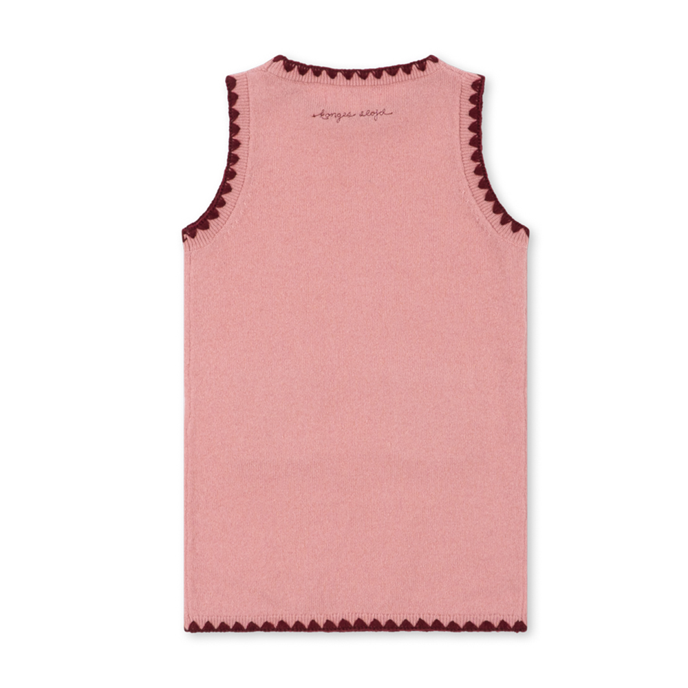 Konges Sløjd Robe en maille de laine « Collette » Pale Blush