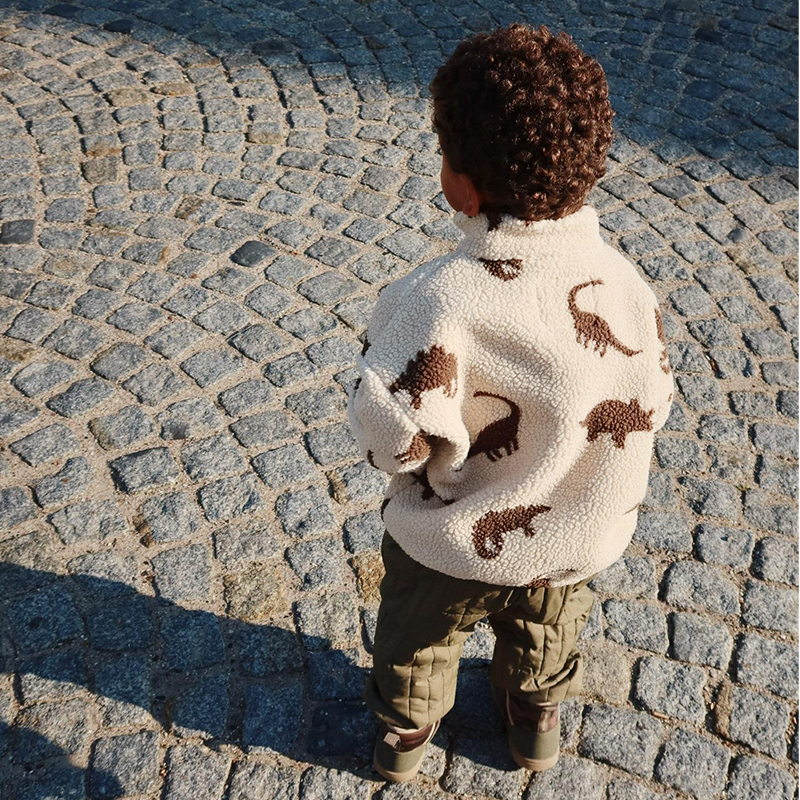 Konges Sløjd  Teddy Jacke &#39;Jody&#39; Dino Silhouette