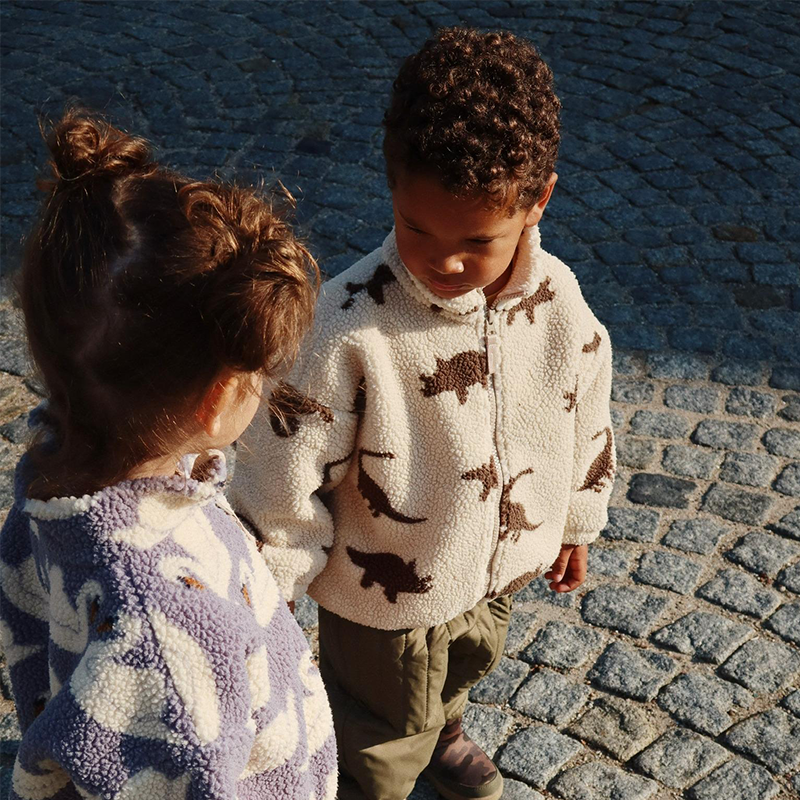 Konges Sløjd  Teddy Jacke &#39;Jody&#39; Dino Silhouette