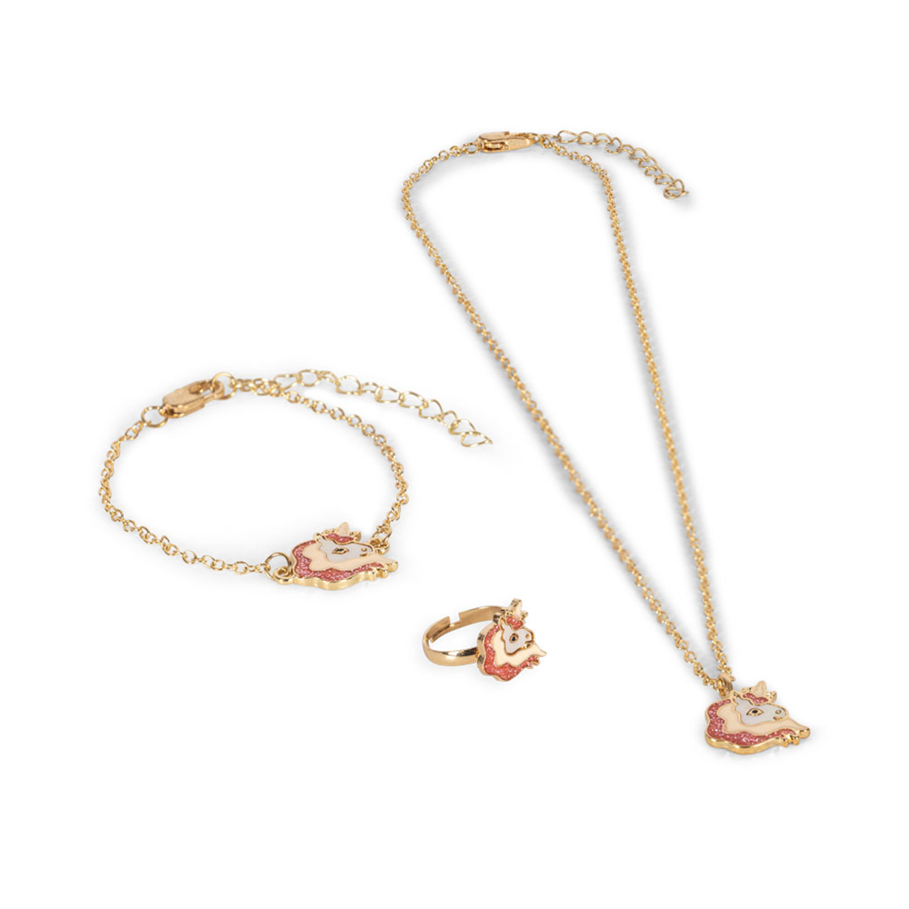 Konges Sløjd Schmuckset &#39;Unicorn&#39; Gold
