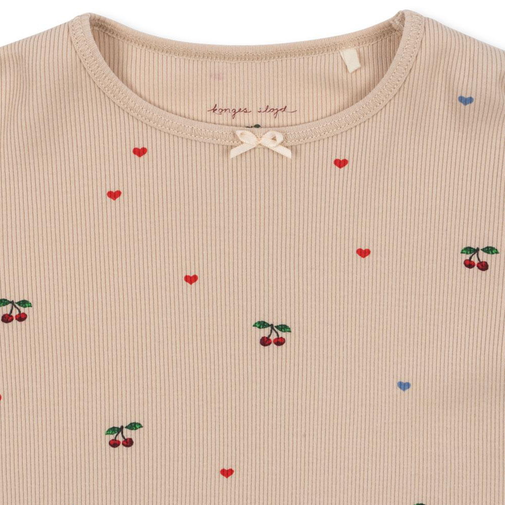 Konges Sløjd Oberteil &#39;Ella&#39; Cherry Coeur Blush