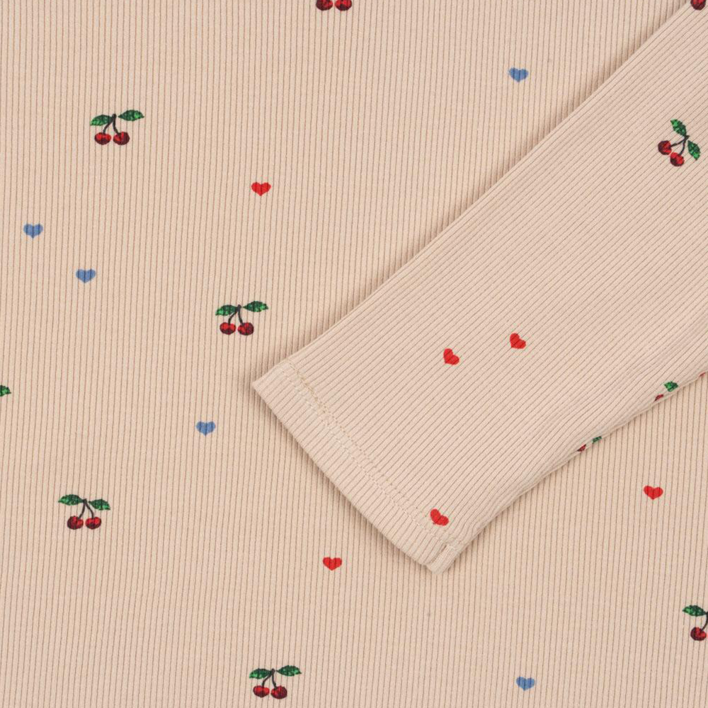 Konges Sløjd Oberteil &#39;Ella&#39; Cherry Coeur Blush