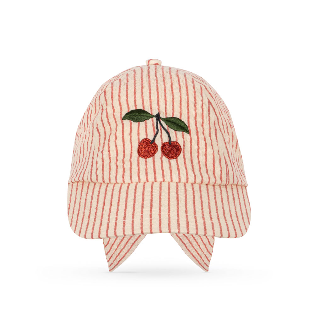 Konges Sløjd Casquette 'Ellie Bow' Amour Stripe