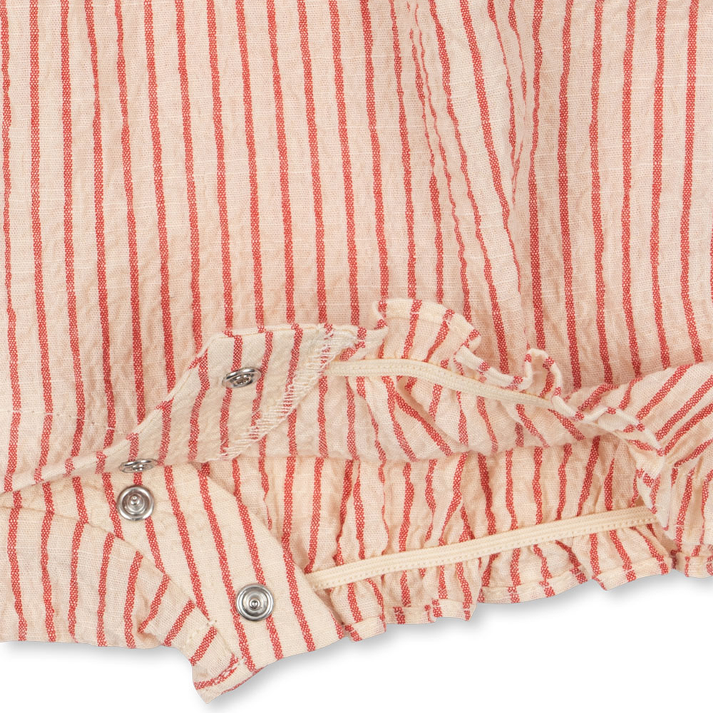 Konges Sløjd Seersucker Strampler 'Ellie' Amour Stripe