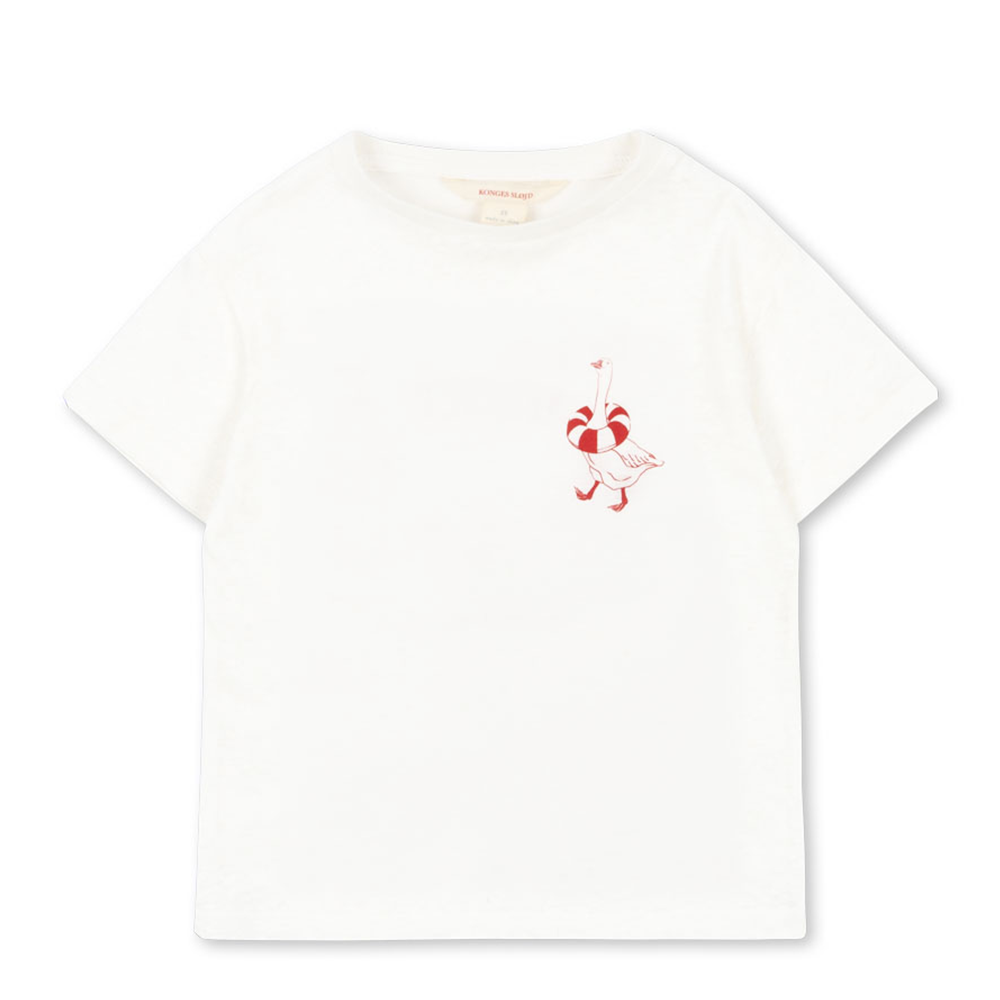 Konges Sløjd Adult T-Shirt 'Era Mommy' Off White/Lifeguard Service